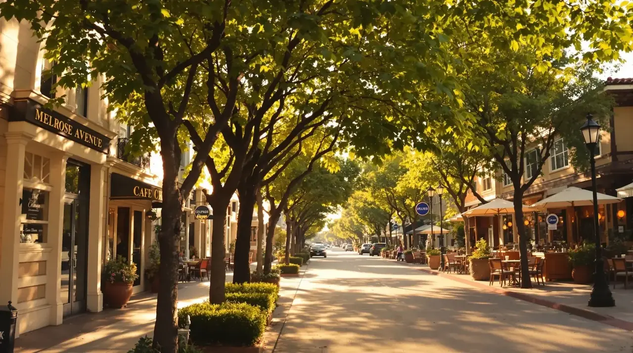 在梅尔罗斯大道的晨光里，遇见治愈的光影